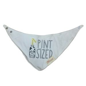 “Pint Sized” Milk Cow Glass Baby Bib